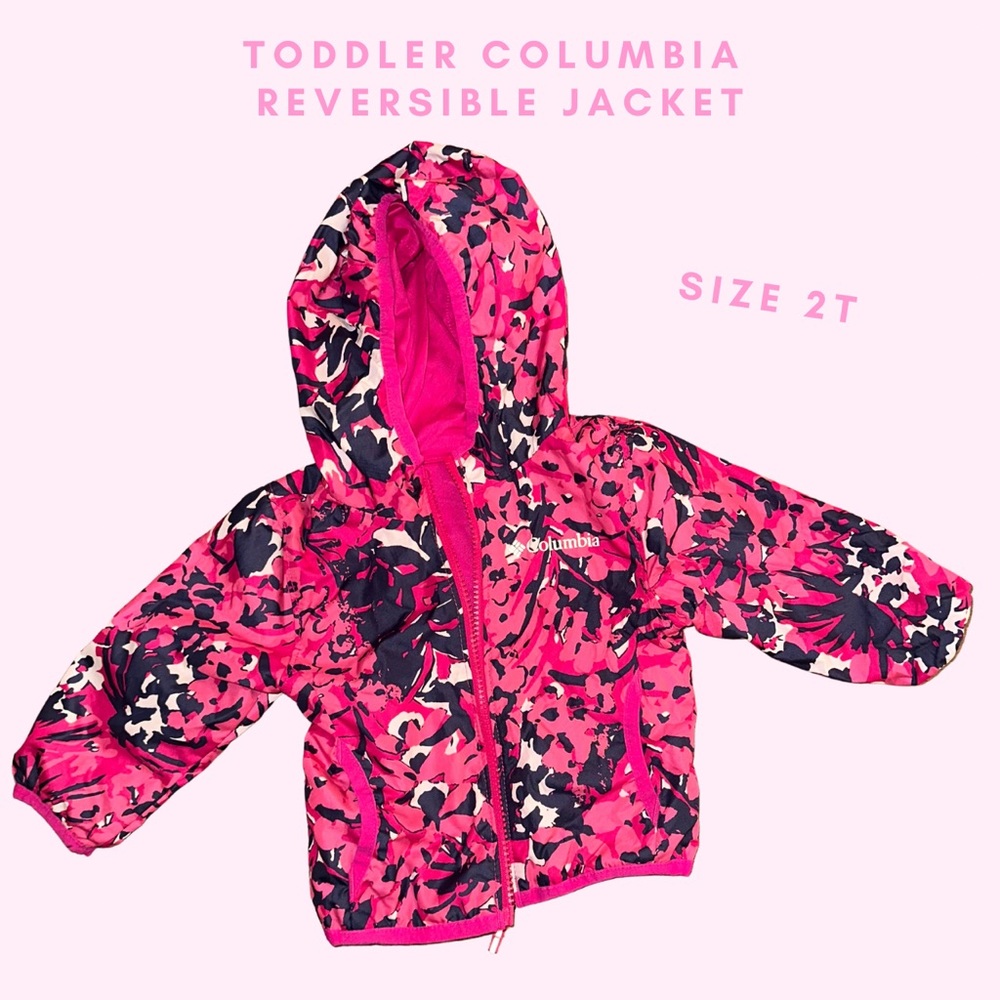 Columbia Toddler “Double Trouble” Reversible Jacket -  Size 2T/3T